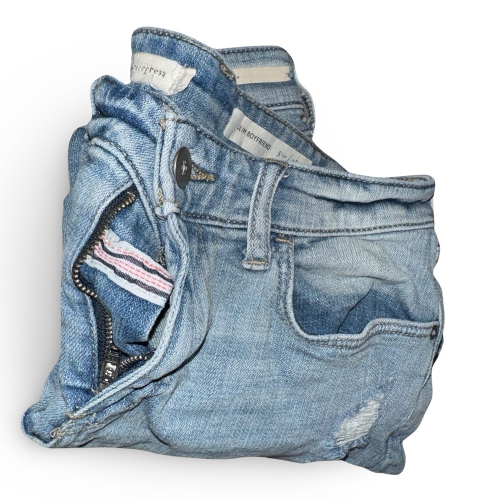 Pilcro & the Letterpress Slim Boyfriend Denim Shorts - Picture 3 of 8